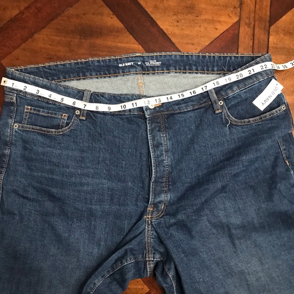 Old Navy High-Rise Secret-Slim Pockets O.G. Straight Plus-Size Button-Fl… - Picture 12 of 12